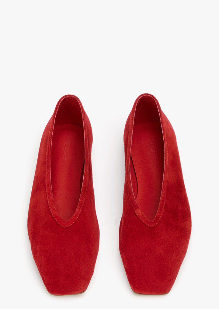 Bianca Red Suede
