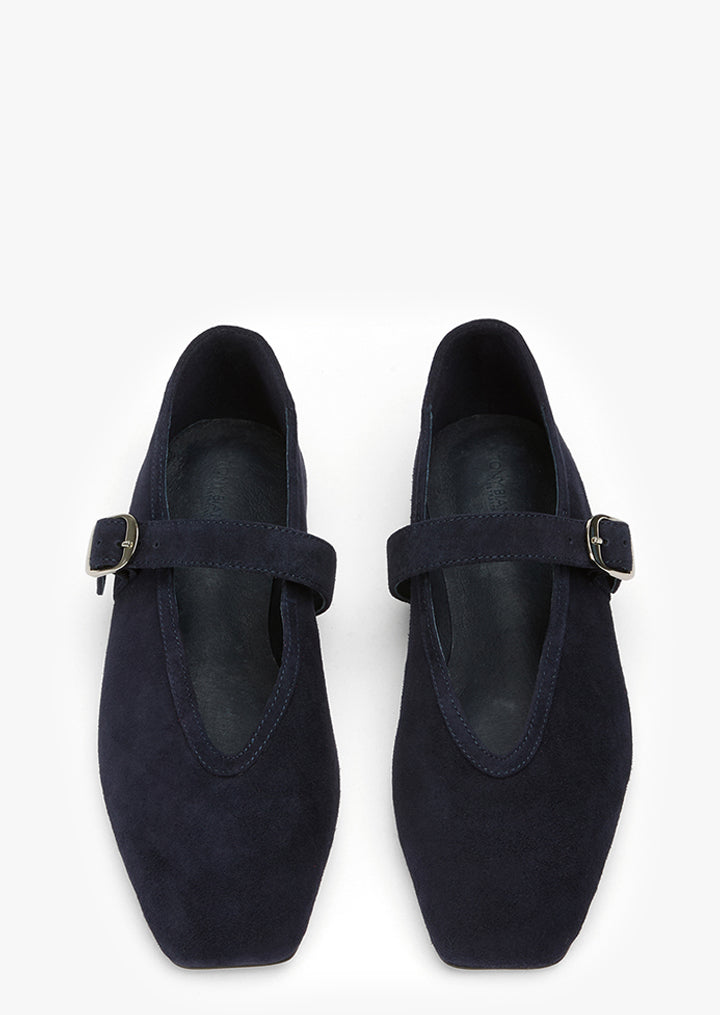 Bobbi Navy Suede