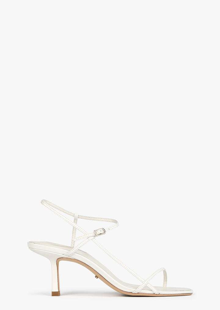 princess polly baby blue dress Edell White Stiletto Heels with Bow (Wide Fit) White / 6.5