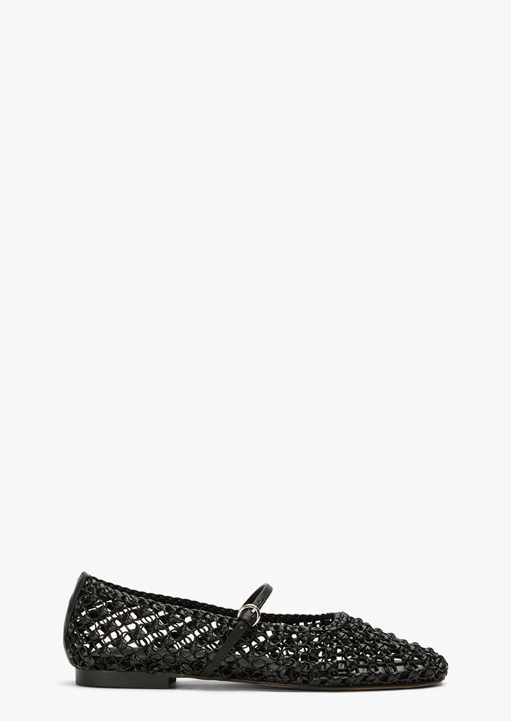 Carly Black Plait Flats $120 ($170) + more up to 29% off Tony Bianco sale