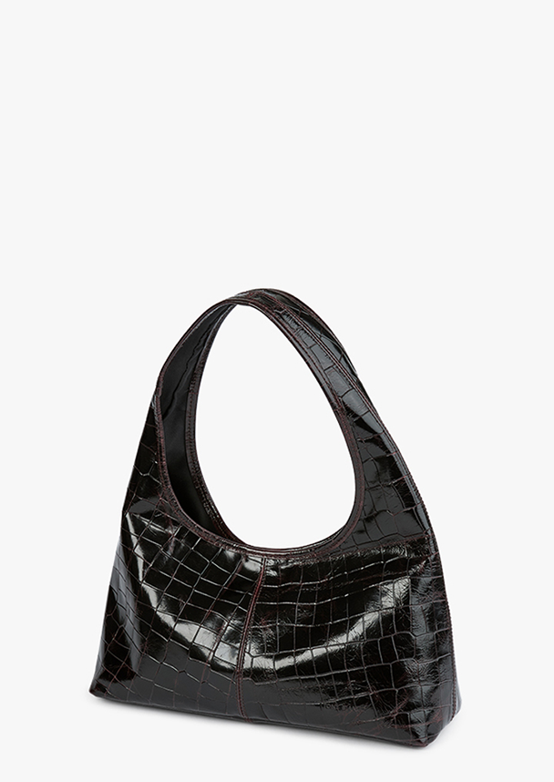 Lula Burgundy Croc Shine