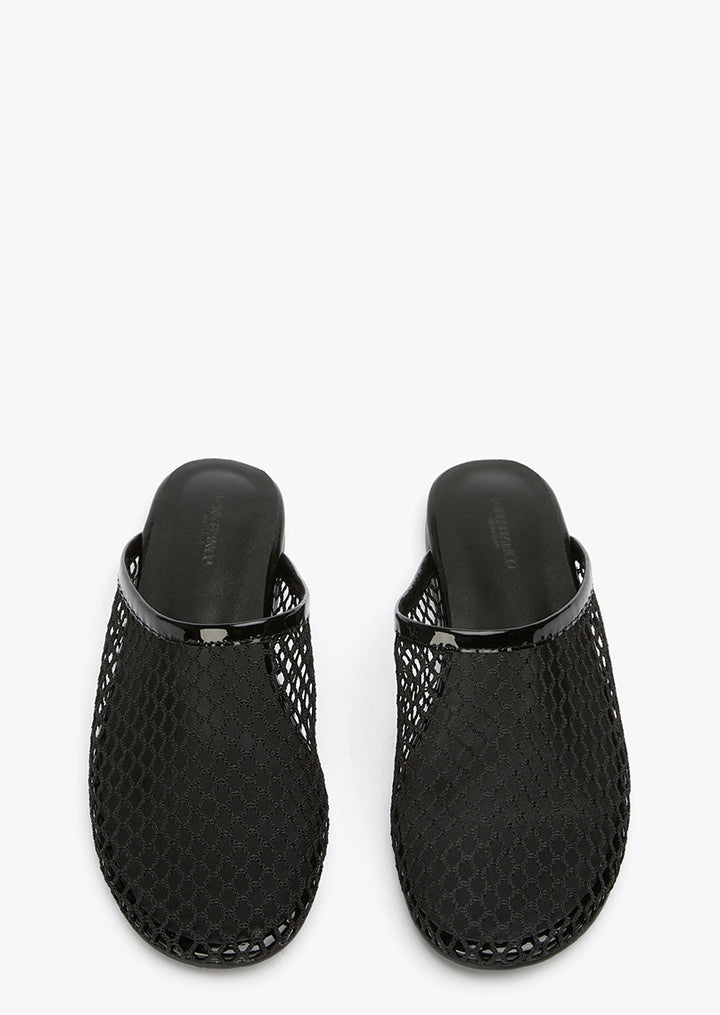 Minaj Black Mesh/Patent