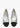 Robyn Silver Nappa/Black Grosgrain