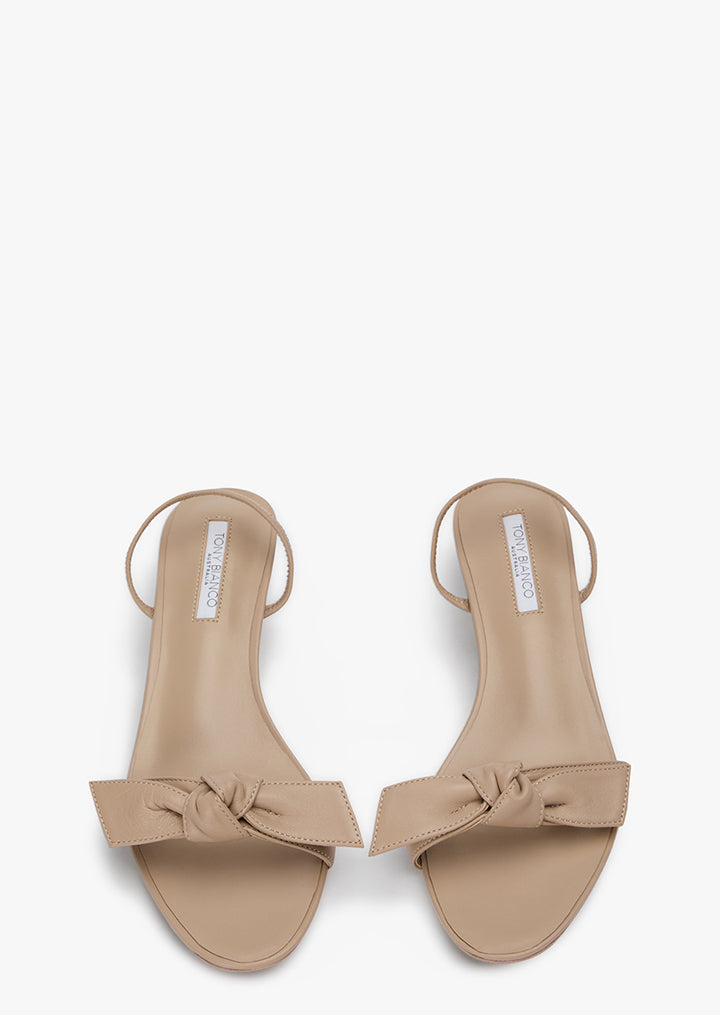 Beck Bisque Nappa Heels