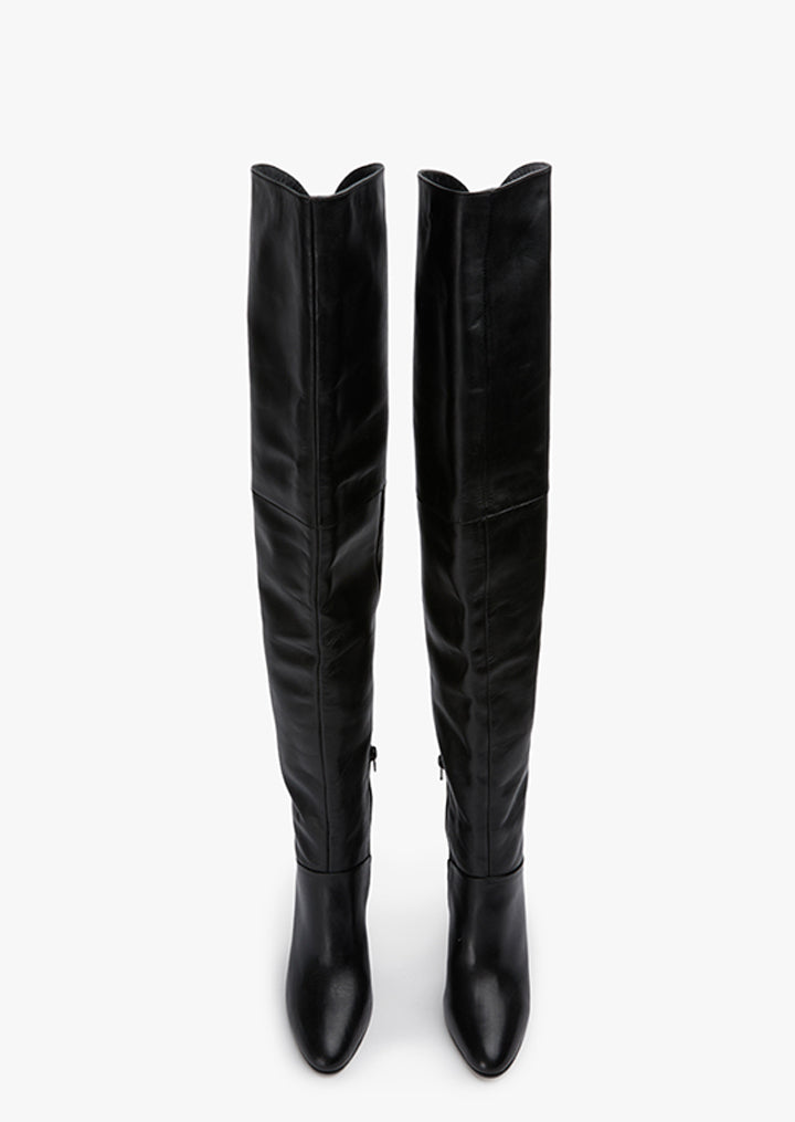 Briar Black Como Long Boots