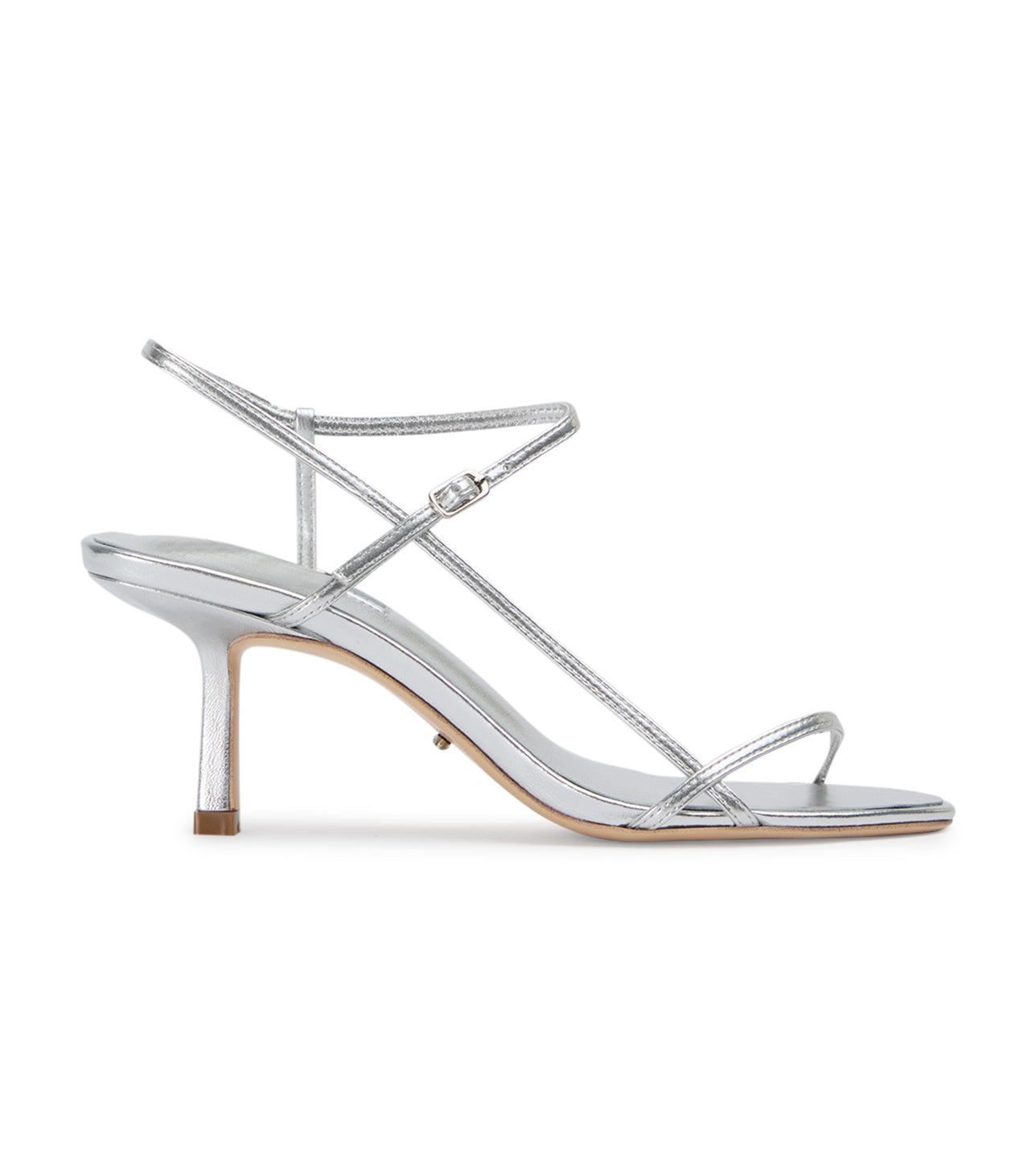 Caprice Silver Nappa Metallic Heels Heels Tony Bianco USA