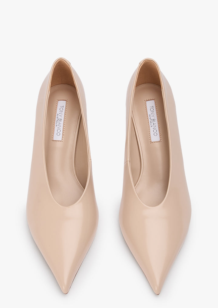 Dries Creme Hi Shine Heels