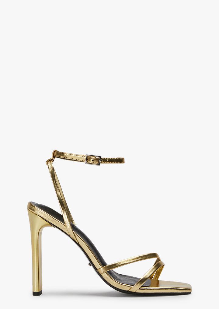 Fiance Gold Foil Heels