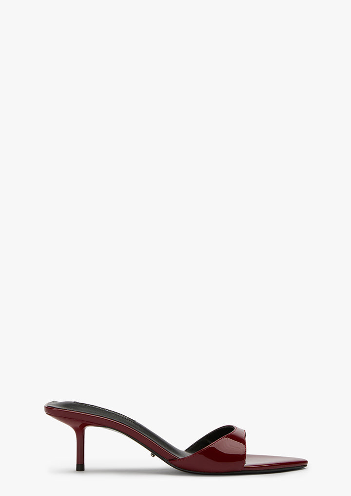 Fiesta Bordeaux Patent Heels