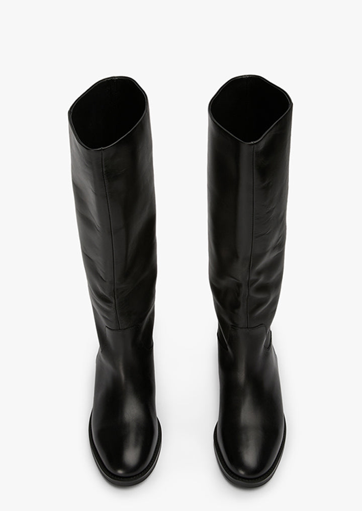 Grange Black Como Calf Boots