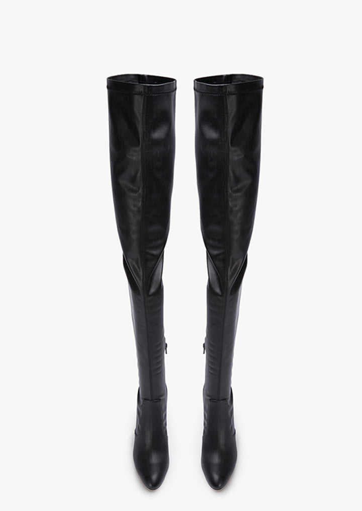 Hana Black Venezia Long Boots