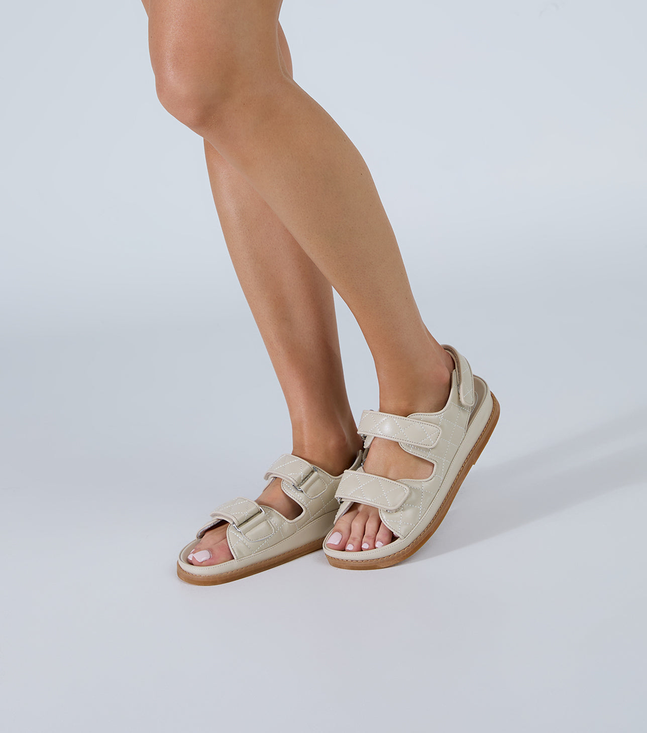 Hiranni Vanilla Sheep Nappa Sandals Sandals Tony Bianco USA