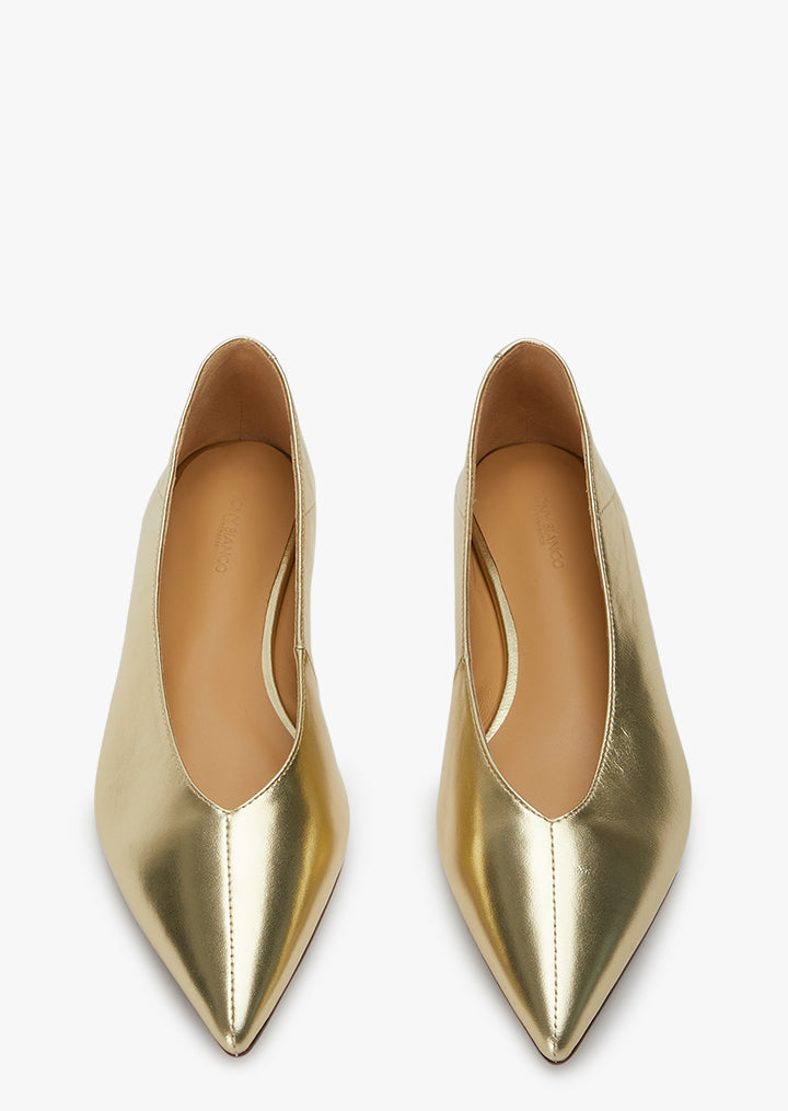 Joop Gold Shimmer Flats