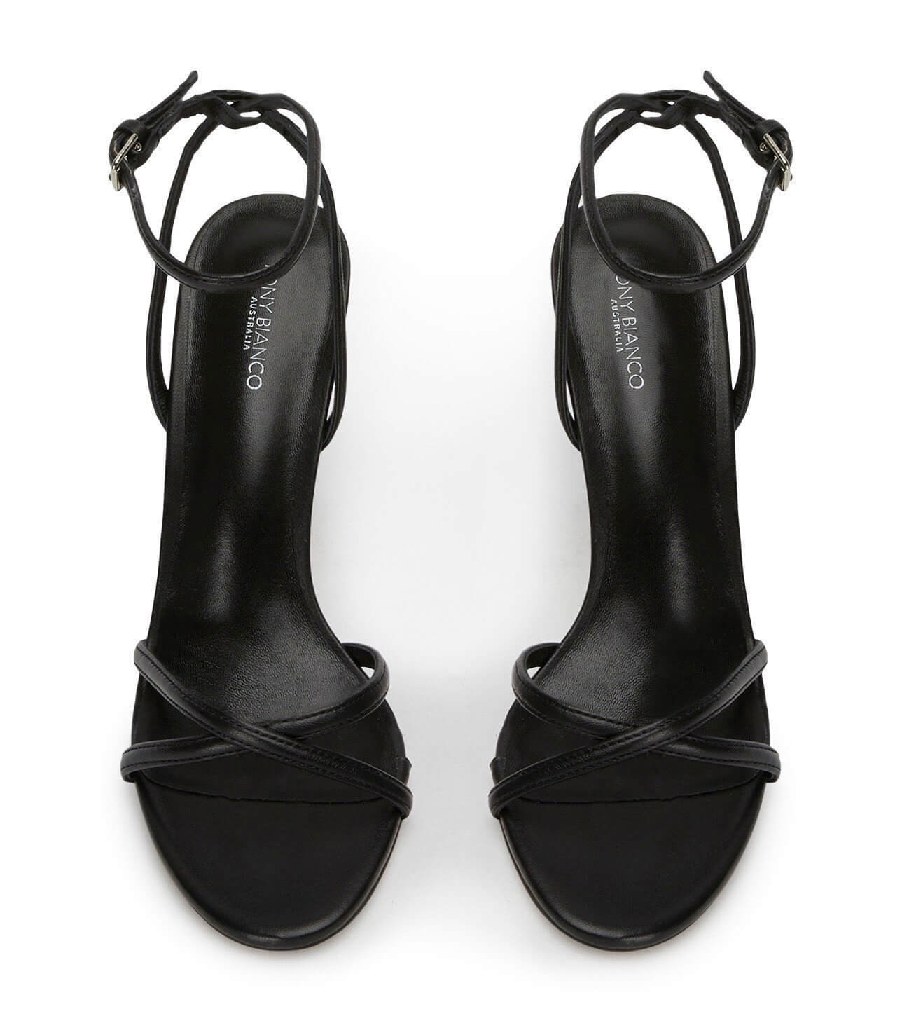 Laguna Black Nappa Heels | Heels | Tony Bianco USA