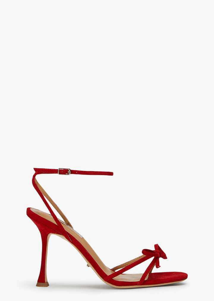 Lover Red Suede Heels