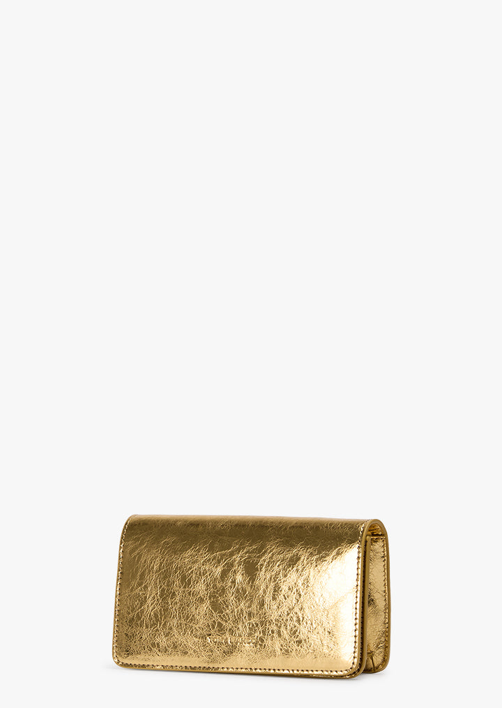 Mags Gold Vintage Metal Shoulder Bag