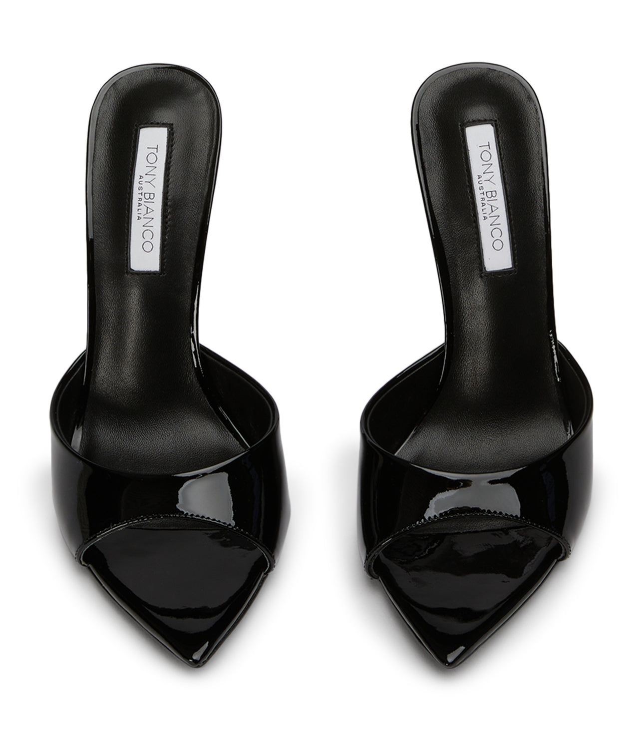 Malibu Black Patent Heels Heels Tony Bianco USA - Main Image