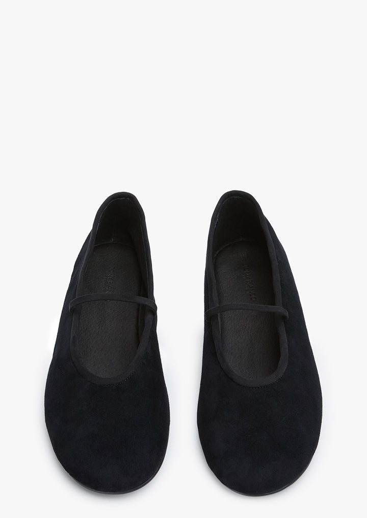 Martinez Black Suede