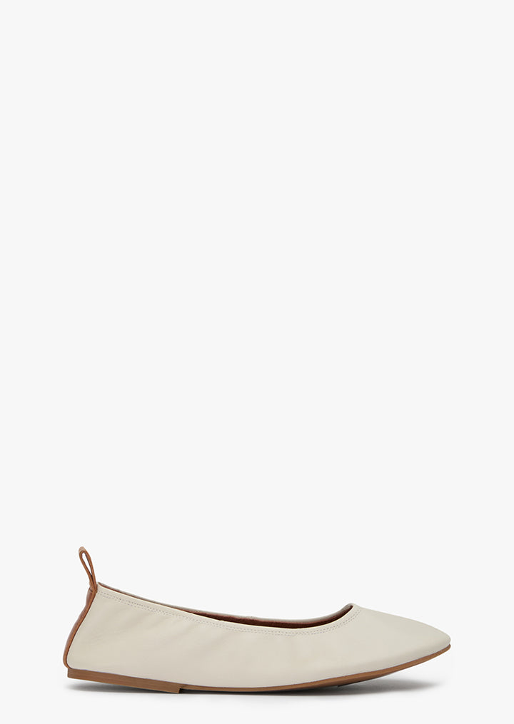 Mitzi Dove Nappa Flats