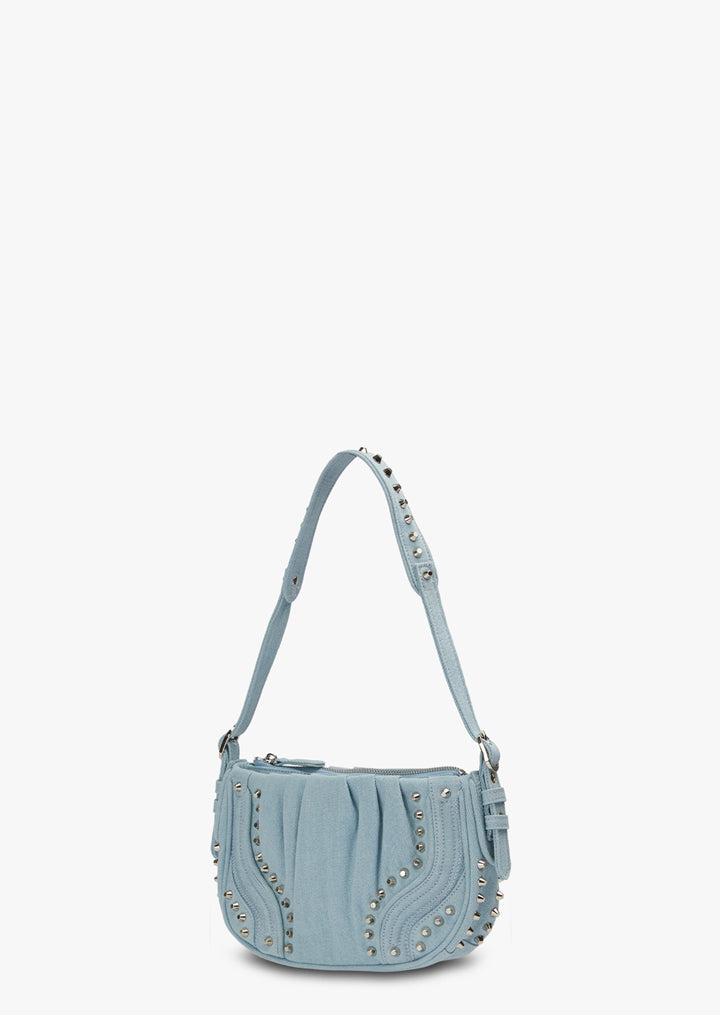 Montreal Blue Denim Shoulder Bag