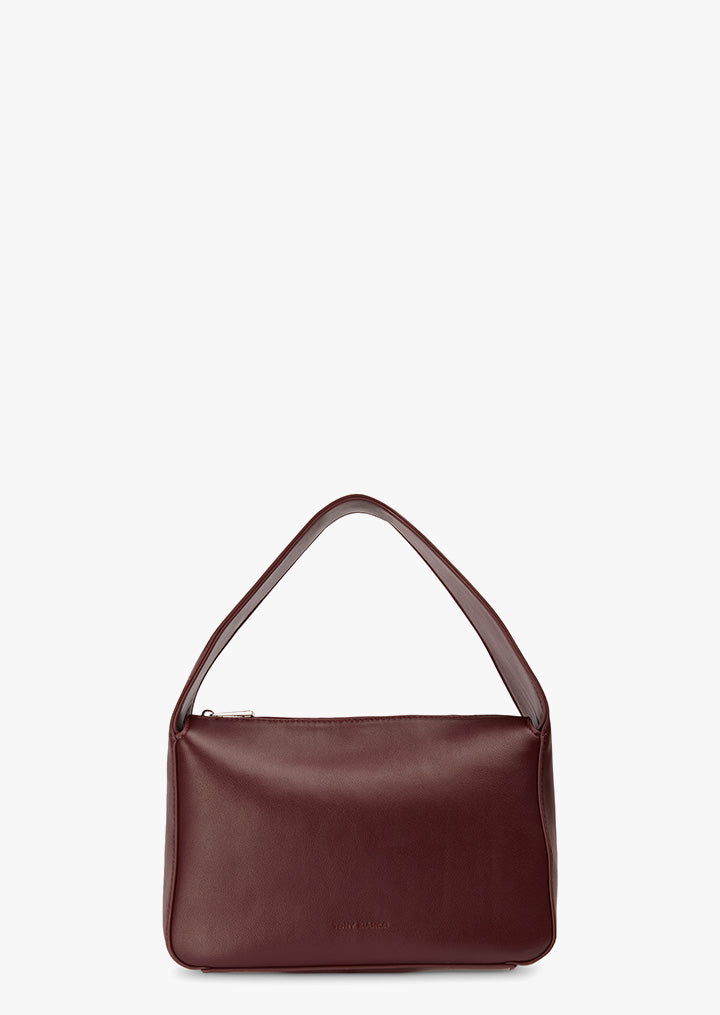 Natalie Bordeaux Nappa Shoulder Bag