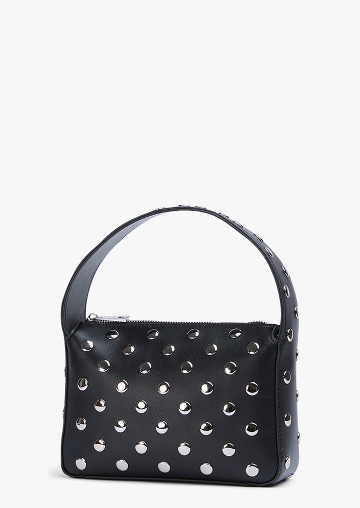 Natty Black Nappa/Studs