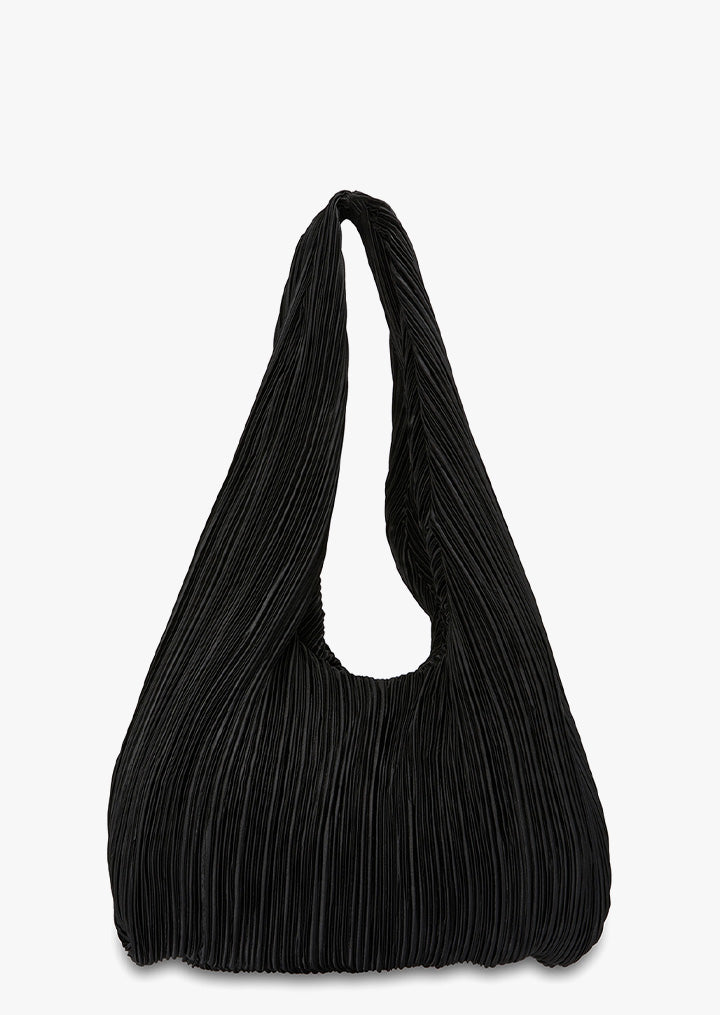 Pedro Black Cotton Shoulder Bag