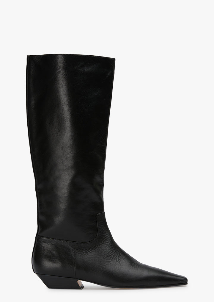 Riley Black Venice Calf Boots