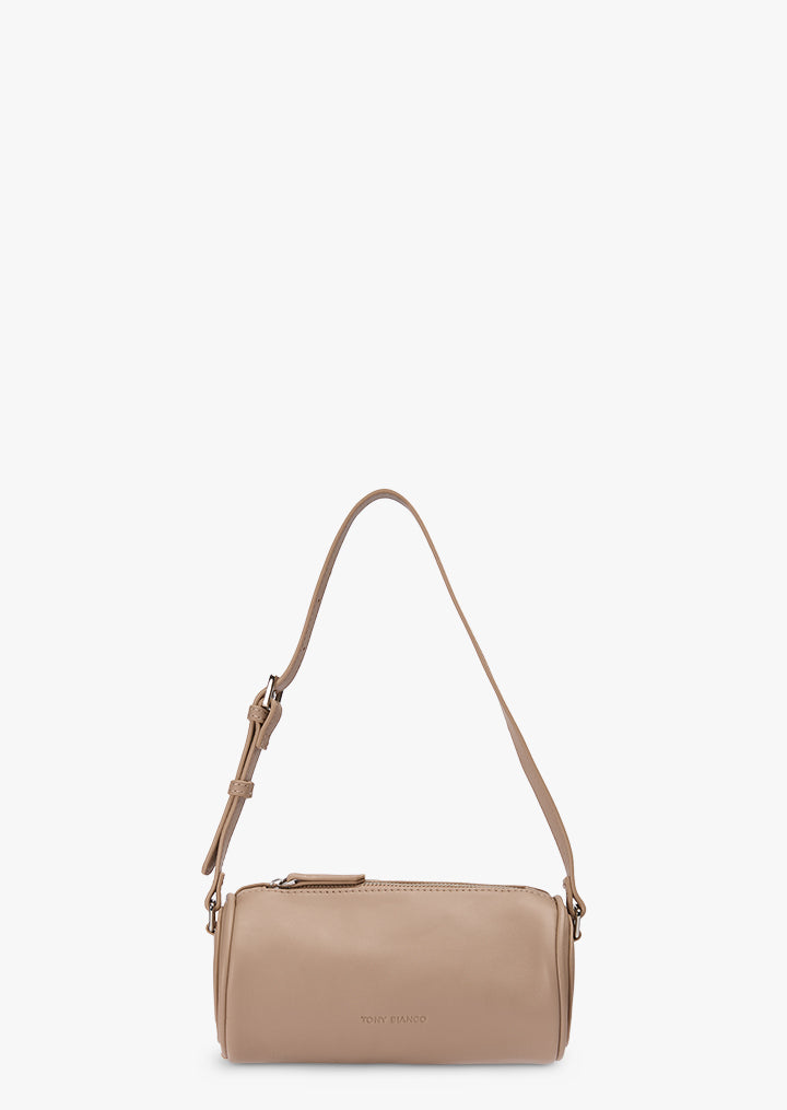 Torronto Bisque Nappa Shoulder Bag