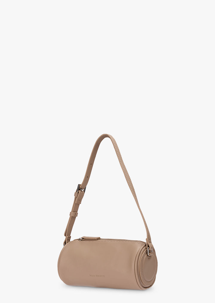 Torronto Bisque Nappa Shoulder Bag