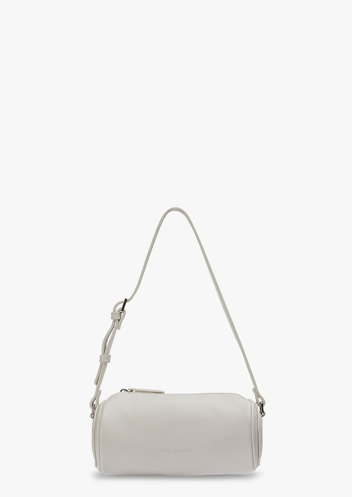 Torronto White Nappa Shoulder Bag