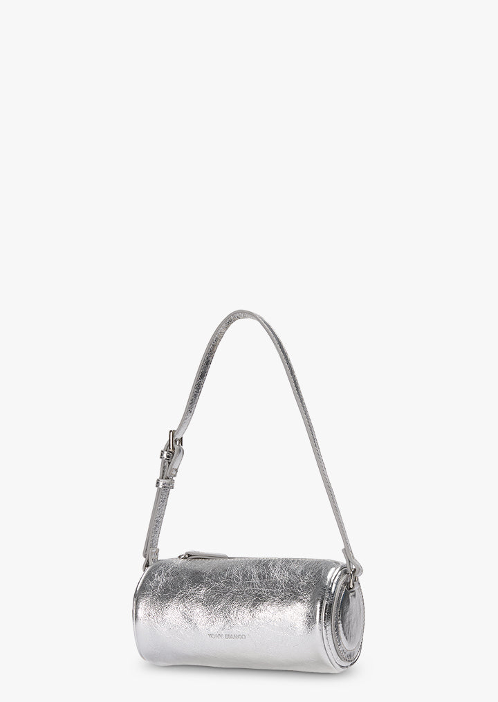 Torronto Silver Vintage Metal Shoulder Bag