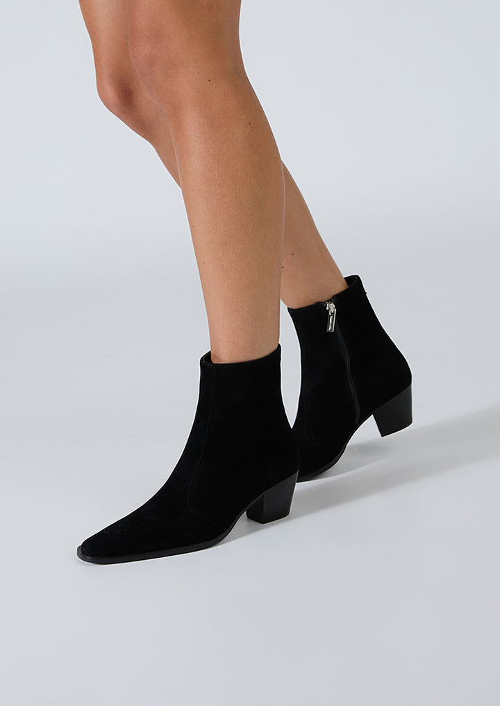 Trinity Black Suede