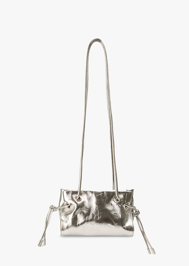 Vesper Silver Shine Shoulder Bag