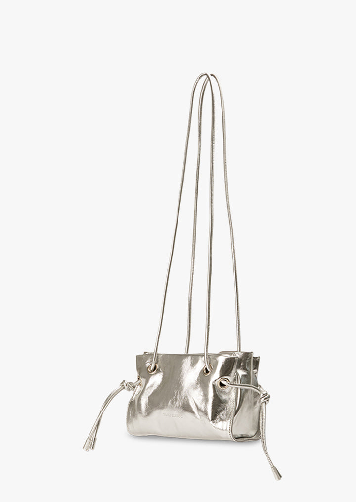 Vesper Silver Shine Shoulder Bag