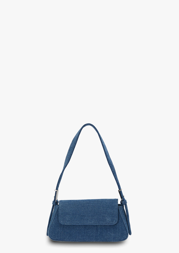 Villa Blue Denim Shoulder Bag