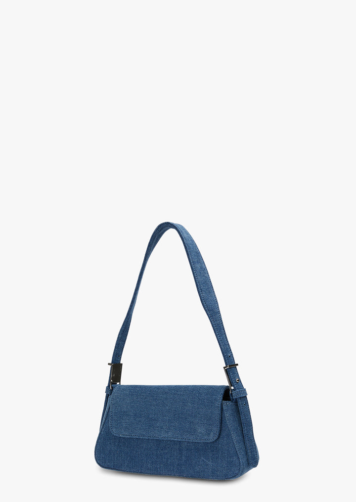 Villa Blue Denim Shoulder Bag