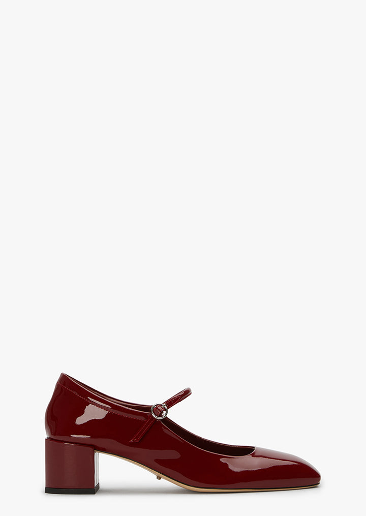 Wynnie Bordeaux Patent Heels