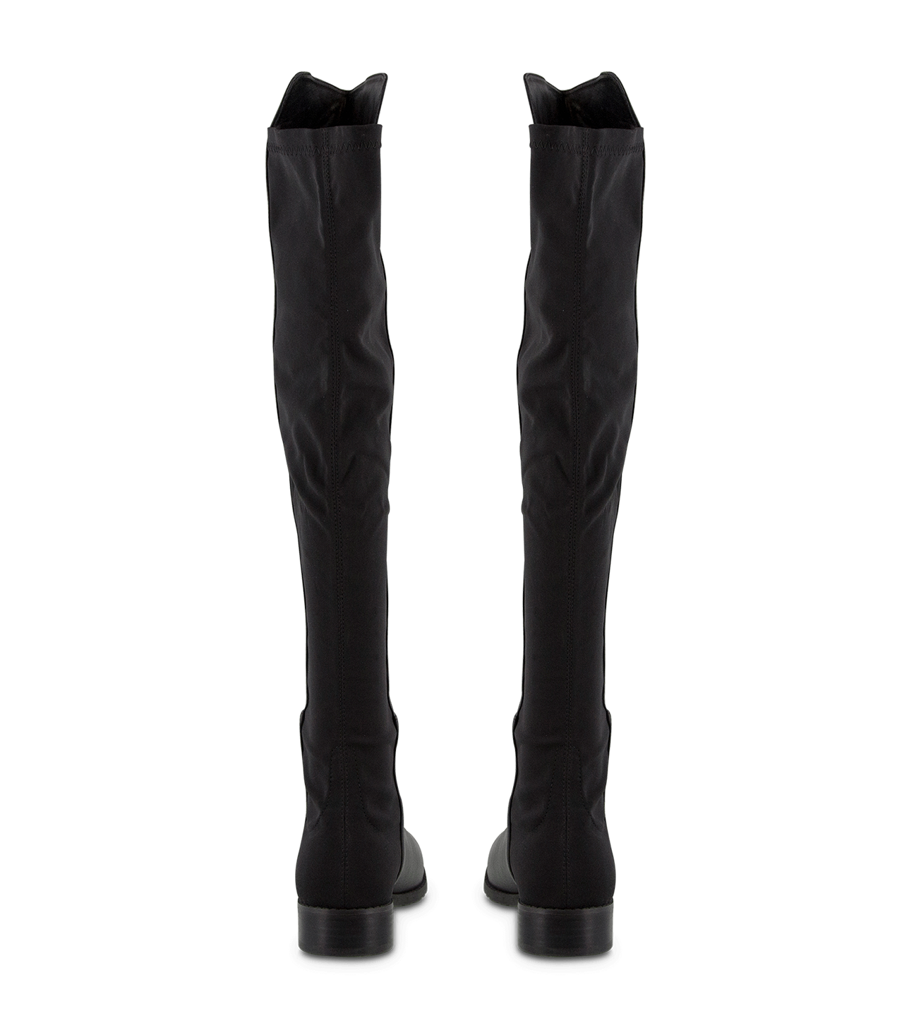 black stretch dress boots Panache Black Luxe/Black Micro Stretch Long Boots | Boots