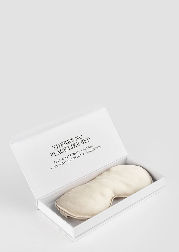 Sleep Eye Mask Mulberry Champagne Silk